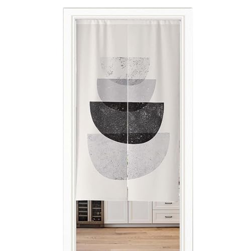 Room Divider Curtain for Doorway Use, Door Curtain Panel for Partition, Privacy Curtain for Doorway, Blackout Door Curtain Panel, Adjustable Tension Rod Mounting, Easy Setup - color: C, size: 26x35in