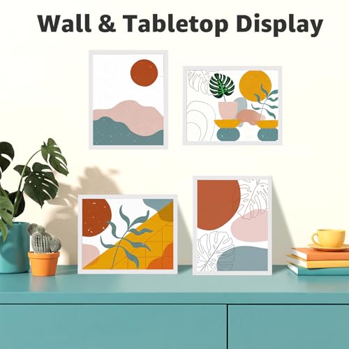 Giftgarden 8x10 Picture Frame Set of 18, Lightweight 8 by 10 Frames Bulk for Gallery Wall Photo Hanging and Tabletop Display, White - color: White*18, size: 8x10