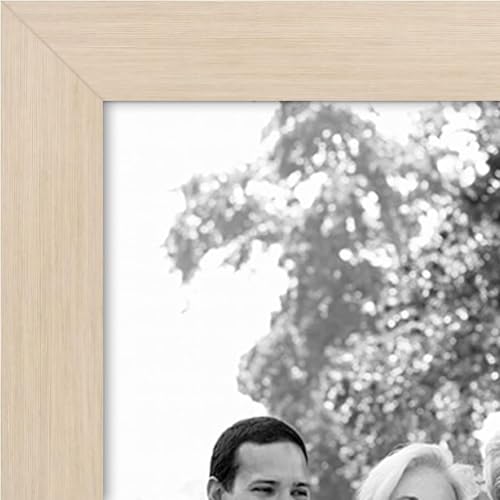 Americanflat Set of 10 Picture Frames with Shatter-Resistant Glass - Gallery Wall Frame Set with Two 8x10, Four 5x7 and Four 4x6 Frames - Signature Collection - Light Wood | Includes two 8x10, four 5x7 and four 4x6, shatter-resistant glass, hanging hardwa