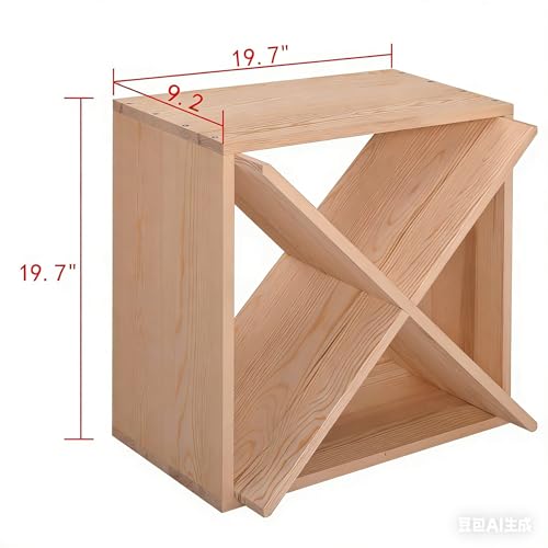 96 Bottle Wine Rack Countertop Wine Storage Cube Freestanding Wine Holder Wood Storage Shelf for Home Kitchen Bar - size: 96 Bottles