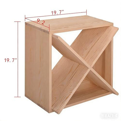 96 Bottle Wine Rack Countertop Wine Storage Cube Freestanding Wine Holder Wood Storage Shelf for Home Kitchen Bar - size: 96 Bottles