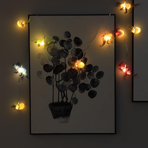 Cobus CozyHome Decorative Rose String Lights - 4 Meters & 20 Flower LEDs Warm White with Timer | Rose String Lights Spring Light Garland Table Decoration Lights Indoor with Timer Function 1