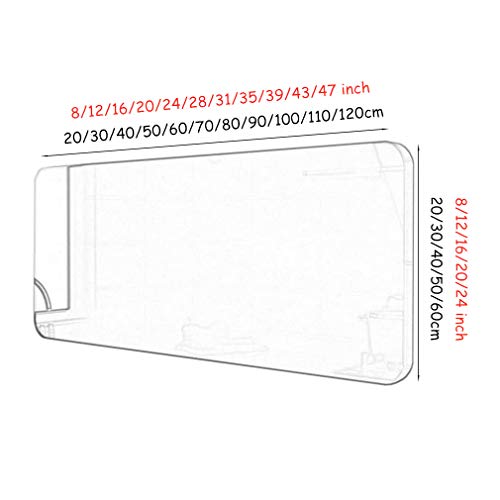Wall Folding Table,Wall-Mounted Drop-Leaf Table,Workbench Balcony Table,Folding Kitchen Dining Table,Modern Office Bedroom Computer Writing Desk,Convertible Desk,45 Sizes (90x20cm/35x8in) - size: 90x20cm/35x8in