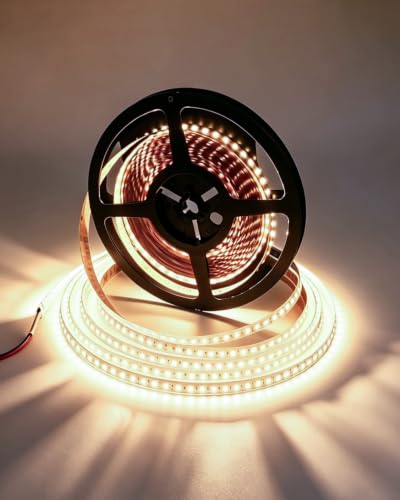 VST 12V LED Strip Lights 2835 Cuttable Connectable 120LEDs/m | Flexible & Dimmable LED Tape Light for Indoor Under Cabinet Bedroom 100Lm/M,9.6W/M, CRI 90+,Width 10mm, ETL-Listed,No Driver - color: 4000K-White, size: 32.8ft