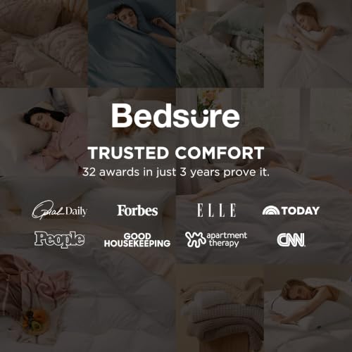 Bedsure Duvet Cover Full Size with Fitted Sheet - 4 Pieces Prewashed Polyester Extra Soft Bedding Set, Includes 1 Duvet Cover 80x90 Inches with Zipper Closure, 2 Pillow Shams, 1 Fitted Sheet, White - color: 00 - White (No Comforter), size: Full (With Fitt