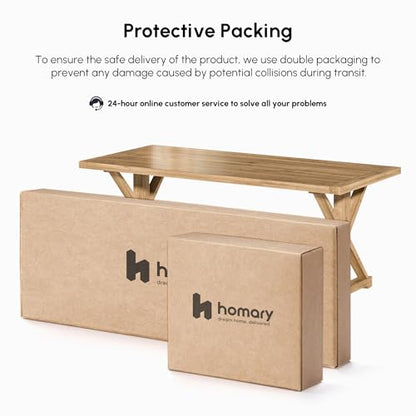 homary 70.9" Solid Wood Executive Desk, Rustic Farmhouse Home Office Desk with X-Trestle Base, Large Writing & Computer Table for Home Office, Study or Dining Space - size: 70.9"L x 31.5"W x 29.5"H