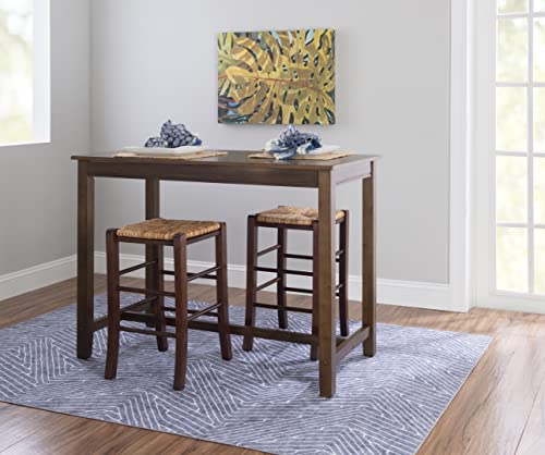 Linon Claridge Rustic Wood 36 inch Height Pub Table - color: Rustic Brown, size: Counter Height