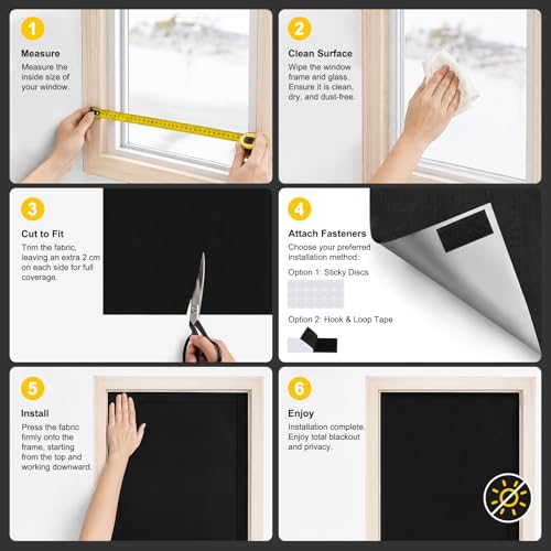 Serlmwnt 100% Blackout Bedroom Curtains, No-Drill, Customizable Blackout Curtains (Suitable for Bedrooms, Home Theaters, RVs) (57" W x 79" H) - size: 57" W x 79" H