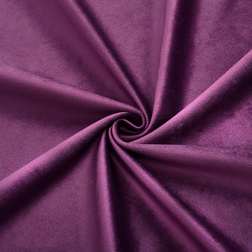 Zihanhome Velvet Storage Ottoman Bench, Button Tufted Ottoman with Hidden Storage, Upholstered Foot Rest Stool with Solid Wood Legs for Living Room, Bedroom, Entryway & Small Spaces (Purple) - color: Velvet-purple