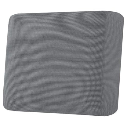 H.VERSAILTEX Super Stretch Individual Seat Cushion Covers Sofa Covers Couch Cushion Covers Slipcover Sets Thick Jacquard Textured Twill Fabric (1 Piece Chair Cushion Cover, Grey) - color: Grey, size: 1 Cushion Chair