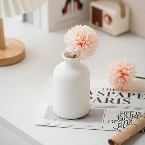 Ceramic Vase Set of 3,Modern Nordic,Minimalist Decorative Vase for Living Room Table Centerpiece Coffee Dining Wedding Bookshelf Home Decoration