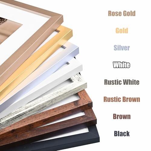 12x16 Picture Frame Black, Wooden 16x12 Photo Frames with Plexiglass for 11x14 Picture with Mat or 12x16 Without Mat, Perfect for Art Wall and Tabletop Display 12 x 16 frame Set of 4 - color: Black, size: 12x16