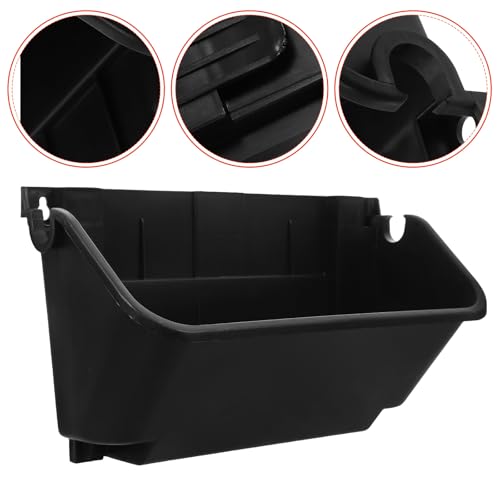 KICHOUSE Vertical Wall Mounted Planter Box for Indoor Outdoor Use, Black Hanging Garden Planter Container for Balcony Porch Vertical Green Plant Holder