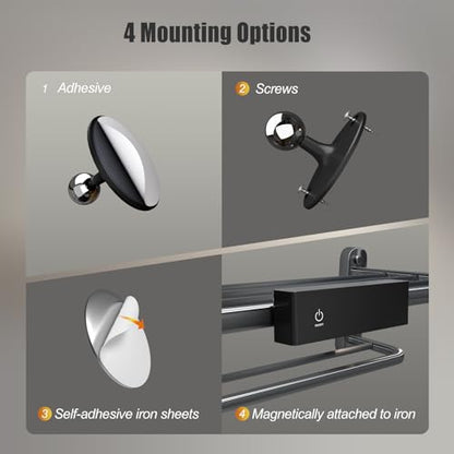 Wireless Wall Sconces 2 Pack, Rechargeable Reading Light for Bed Dimmable | Adhesive Wall Lights for Bedroom with Magnetic & 360 Rotation, Peel and Stick Lights for Wall Bedside, Reading - color: Black