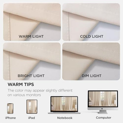 Joydeco Velvet Curtains White Blackout Curtains Thermal Insulated 63 inches Long Window Curtains Super Soft Room Darkening Drapes for Bedroom Living Room Elegant Rod Pocket 2 Panels Cream White - color: Rod Pocket | Cream White, size: 52"W x 63"L (Pack of