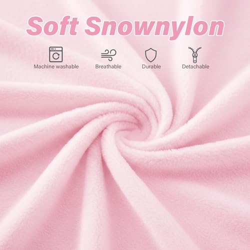 Convertible Folding Sofa Bed Mattress with Pillow & Side Pocket, Plush Fabric Floor Mattress Couch Bed, Washable Cover, Twin Size, Pink - color: Plush Pink, size: Twin Size