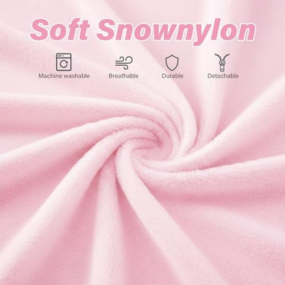 Convertible Folding Sofa Bed Mattress with Pillow & Side Pocket, Plush Fabric Floor Mattress Couch Bed, Washable Cover, Twin Size, Pink - color: Plush Pink, size: Twin Size