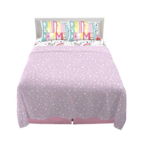 Franco Kids Bedding Super Soft Sheet Set, Full, Peppa Pig - color: Peppa Pig, size: Full