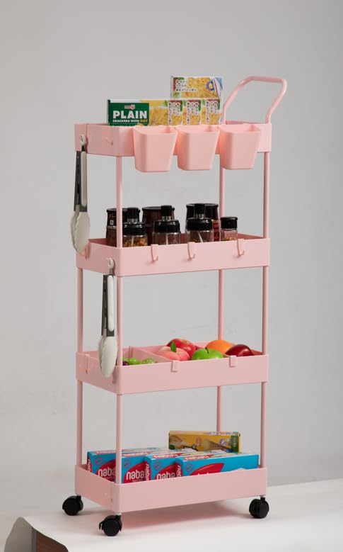 Slim Storage Cart on Wheels - style: RC01-P