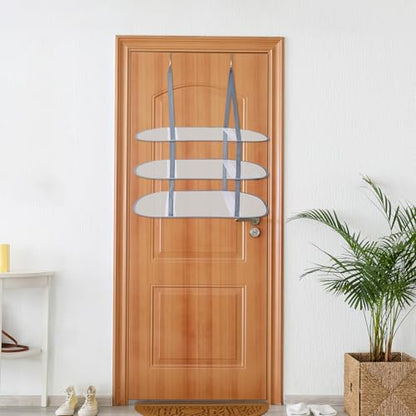 2 Pcs Sweater Drying Rack Over The Door, 3 Tier Foldable Clothes Dry Hanger | Large Mesh Laundry Drying Rack for Apartments, Dorm Rooms