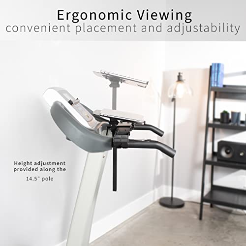 VIVO Universal Laptop Treadmill Desk, Adjustable Ergonomic Notebook Mount Stand for Treadmills Stand-TDML1 - size: 12" x 10.5"