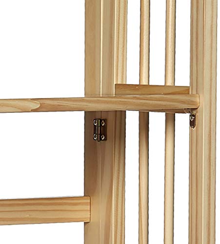 Casual Home 3-Shelf Folding Stackable Bookcase (27.5" Wide)-Natural - color: Natural, size: 3-Shelf Stackable