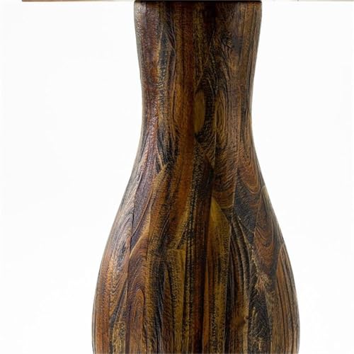 FE2-07-TP Ferris Dining Table - a Round Wooden Table Top with Pedestal Base, 48x48 Inch, Distressed Jacobean - color: Fe2-07-tp, size: 48x48 Inch