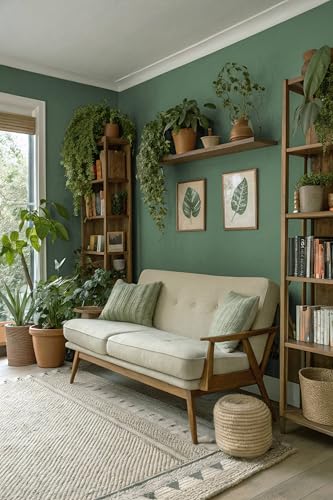 590''x17.7'' Green Peel and Stick Wallpaper Contact Paper Modern Self Adhesive Wall Paper Removable Renter Friendly Textured Solid Color Shelf Cabinet Vinyl Roll (590''x17.7'',Dark Green) - color: Dark Green, size: 17.7''x590''