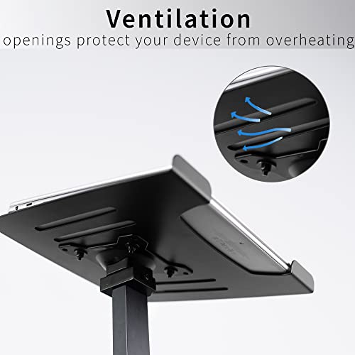 VIVO Universal Laptop Treadmill Desk, Adjustable Ergonomic Notebook Mount Stand for Treadmills Stand-TDML1 - size: 12" x 10.5"