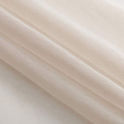 Beige Semi Sheer Curtains 72 Inches Long Faux Linen Curtain Beige Sheers Curtain for Bedroom Living Room Girls Kids Room 2 Panels 52x72 - color: Beige, size: 52"W x 72"L (Pack of 2)