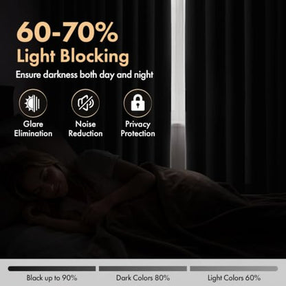 MIULEE Cream Beige Pinch Pleat Blackout Curtains 40x90 Inch Length 2 Panels | Back Tab Rod Pocket Pleated, Thermal Insulated, Bedroom Living Room Darkening Drapes, Soundproof Curtains with Hooks - color: Cream Beige, size: 40"W x 90"L (Pack of 2)