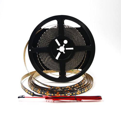 VST LED Strip Lights Natural White 120LEDs/M 1000Lm/M 9.6W/M CRI 90+ 12V Cuttable Connectable Dimmable LED Strips for Indoor Under Cabinet ETL-Listed,No Driver(4000k-16.4ft, Black) - color: 4000K-Black, size: 16.4ft