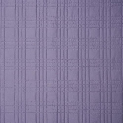 Chezmoi Collection Kingston Queen Size Bedspread Set, 3-Piece Dusty Purple Oversized Quilted Microfiber Lightweight Bedspread Coverlet (100"x106") for All Seasons - color: Dusty Purple, size: Queen