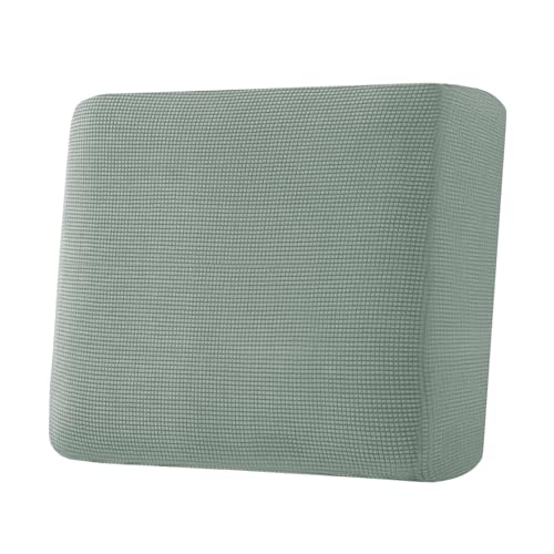 H.VERSAILTEX Super Stretch Individual Seat Cushion Covers Sofa Covers Couch Cushion Covers Slipcover Sets Thick Jacquard Textured Twill Fabric (1 Piece Chair Cushion Cover, Sage) - color: Sage, size: 1 Cushion Chair