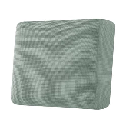 H.VERSAILTEX Super Stretch Individual Seat Cushion Covers Sofa Covers Couch Cushion Covers Slipcover Sets Thick Jacquard Textured Twill Fabric (1 Piece Chair Cushion Cover, Sage) - color: Sage, size: 1 Cushion Chair