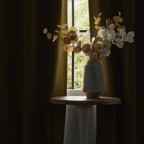 ChrisDowa Golden Brown Blackout Curtains 45 Inches Long 2 Panels for Bedroom - color: Gold Brown, size: 52"W x 45"L (Pack of 2)