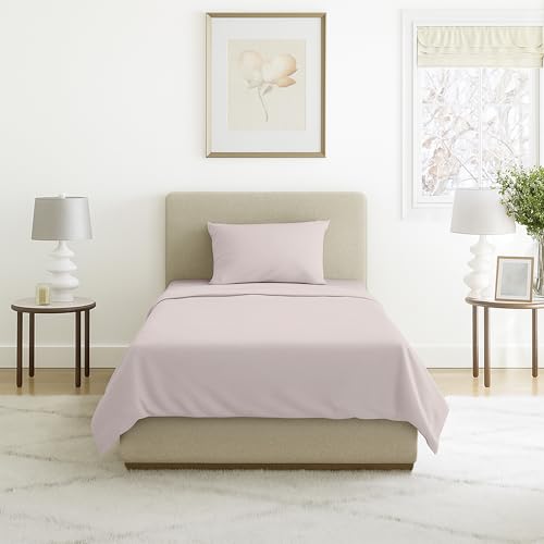 Brushed Microfiber Sheet Set- 3 Piece Bed Linens-Fitted & Flat Sheets, Plus A Pillowcase-Wrinkle, Stain & Fade Resistant by Lavish Home (Twin, Beige) - color: Beige, size: Twin