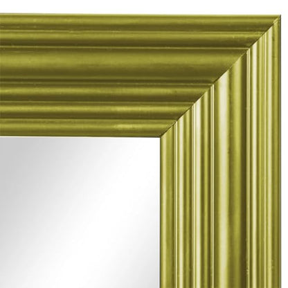 13x49 Gold Full Length Mirror Over The Door, Wall Mounted Full Body Mirror, Door Hanging Metal Aluminum Alloy Frame Dressing Mirror for Bedroom, Living Room, Entryway, Gold