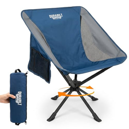 360 Swivel Camping Chair, Folding Portable Outdoor Camp Chair | A 360-degree swivel camping chair that turns to face the action, then folds down compact to carry anywhere.