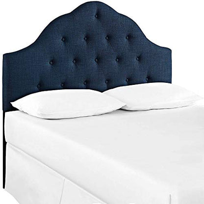Modway Sovereign King Upholstered Fabric Headboard in Navy - color: Navy, size: King