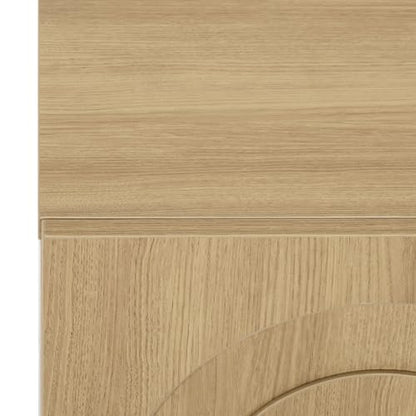 SAFAVIEH Furniture - Simi Media Stand for TVs up to 28" - Natural Brown Compact Entertainment Media Console - Storage Cabinet for Living Room, Bedroom (MED3119A) - color: Natural