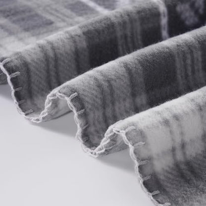 CAI TENG Fleece Blanket 6 Pack 50 X 60 Inch Christmas Blankets Throw Grey | Brarthable Lightweight Blankets Bulk Printed Soft Small Christmas Decoration Home Printed Blankets - color: Christmas Grey