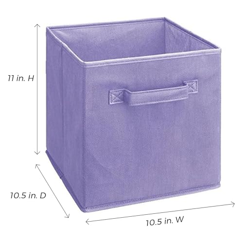 ClosetMaid 3878 Cubeicals Fabric Drawer, Light Purple, 2-Pack - color: Light Purple, size: 2-Pack, style: 2-Pack