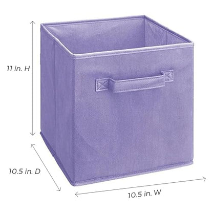 ClosetMaid 3878 Cubeicals Fabric Drawer, Light Purple, 2-Pack - color: Light Purple, size: 2-Pack, style: 2-Pack