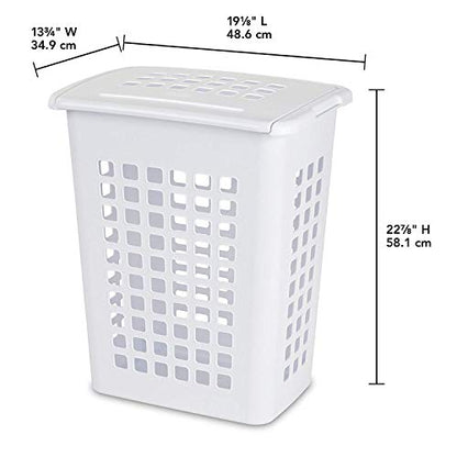 STERILITE 12238004 Rect Laundry Hamper