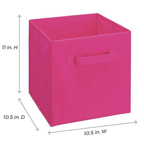 ClosetMaid 3880 Cubeicals Fabric Drawer, Fuchsia, 2-Pack - color: Fuchsia, size: 2-Pack, style: 2-Pack
