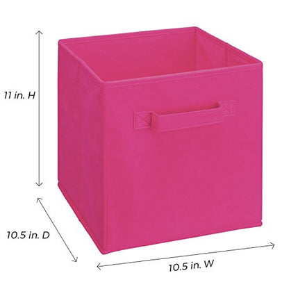 ClosetMaid 3880 Cubeicals Fabric Drawer, Fuchsia, 2-Pack - color: Fuchsia, size: 2-Pack, style: 2-Pack