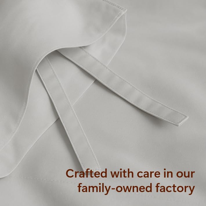 Peru Pima 285 Thread Count Percal King/Cal King Duvet Cover Set - 100% Peruvian Pima Cotton, 3 Piece (1 Cover, 2 Pillowcases) - Cooling, Crisp, Deep Pocket, Hotel Quality Bedding - Slate - color: Slate, size: King/Cal King
