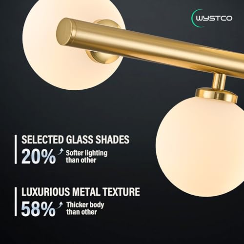 Mid Century Modern Globe Sputnik Chandelier, 9-Light Linear Chandeliers for Dining Room and Kitchen Island, Dining Light Fixture Over Table, Brass Gold and Milk White Glass Bubble, 40 Inch - color: Gold Milk White, size: 9-Light 40 Inch