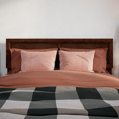 AFI, Sophia Adjustable Modern Full Wood Headboard, Walnut - color: Walnut, size: Full
